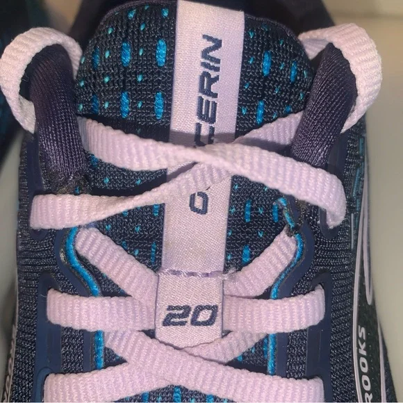 Brooks Glycerin 20 running jogging sneakers shoes women’s size:10 blue - Picture 2 of 13